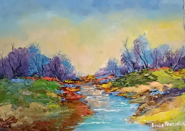 River Trees, œuvre de Louis Pretorius