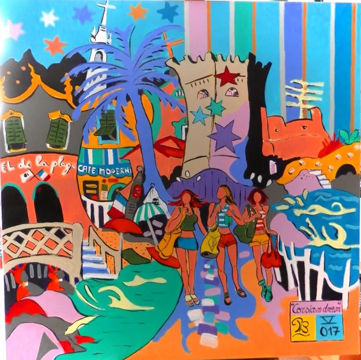 "Corsican dream", artwork by Patrick Bergès