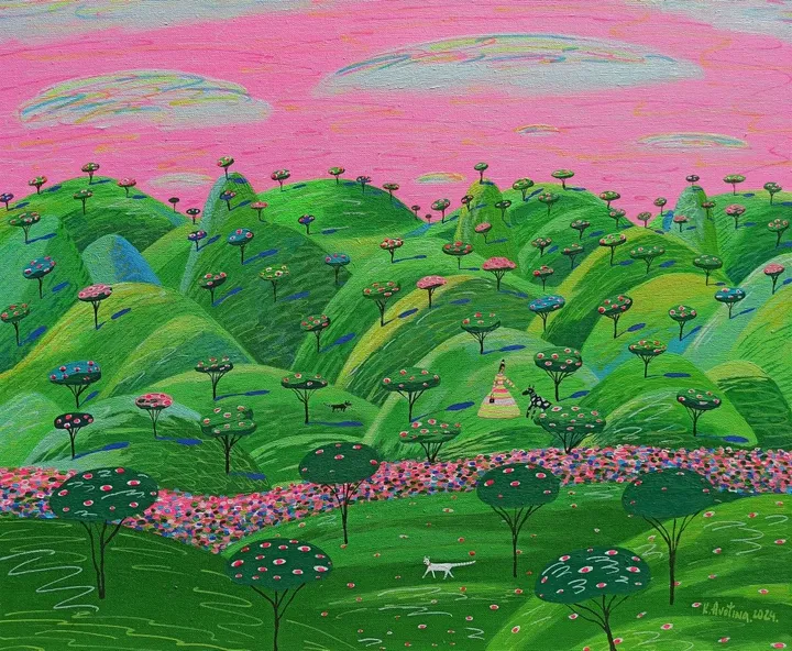The World In Blossom, œuvre de Katrina Avotina
