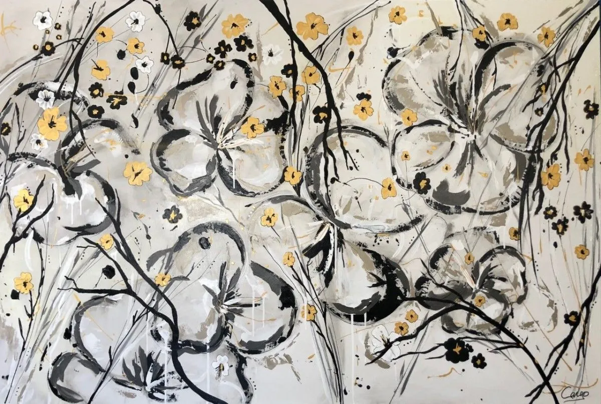 Flower Power, œuvre de CARGO ARTISTE PEINTRE