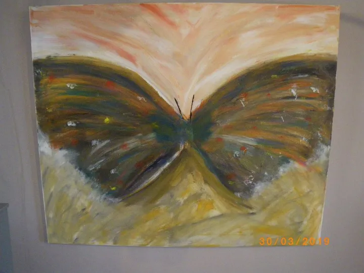papillon, artwork by Richard webb