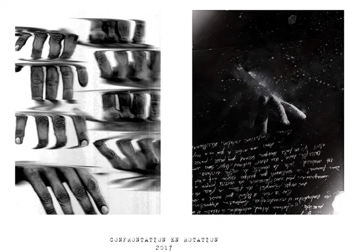 Rotation en Confrontation I, II, III, œuvre de sophie scheifele