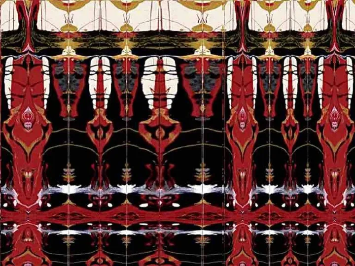 RED SATAN TOTEM, œuvre de Murat Oktay DANiS