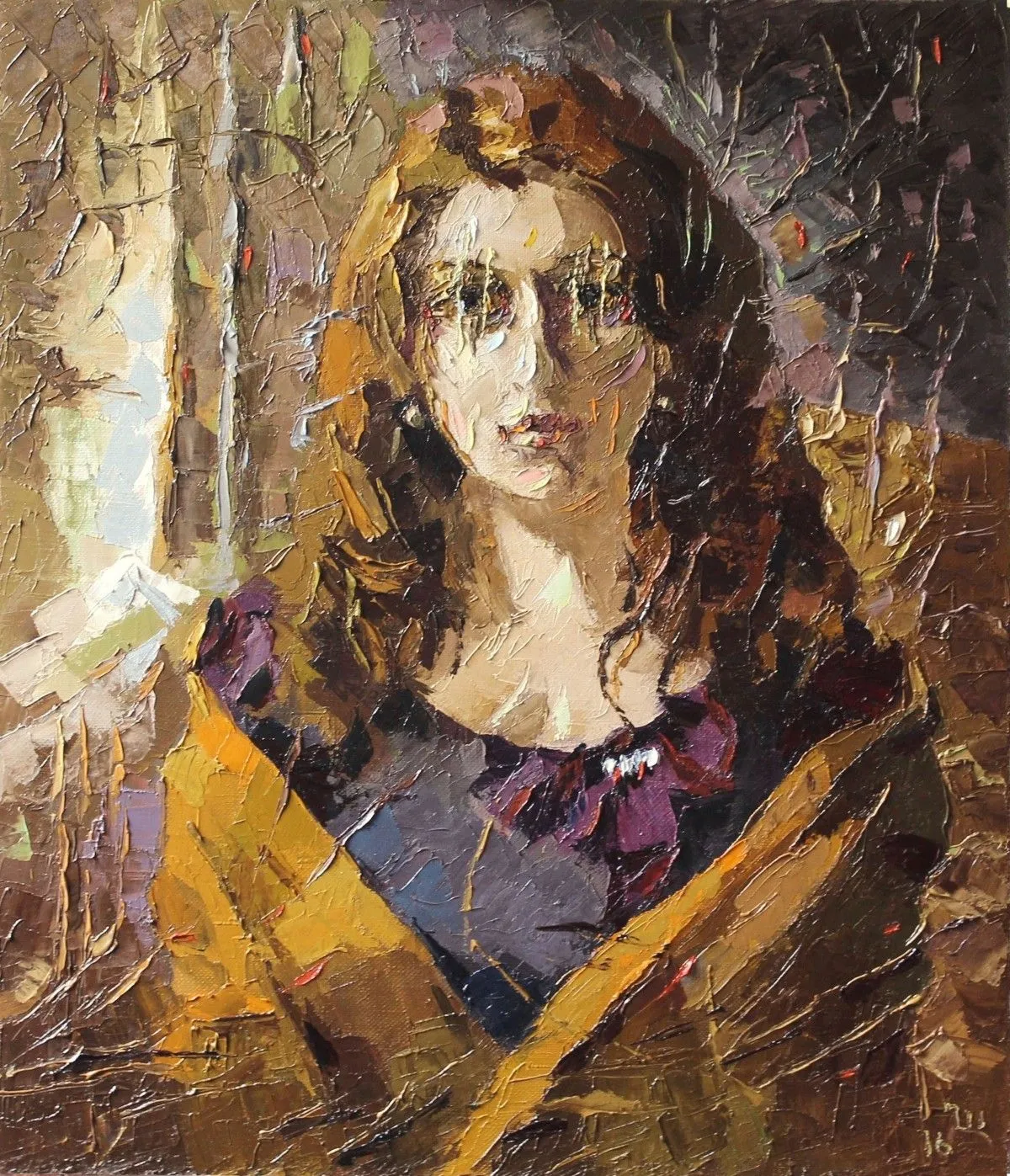 Portrait of girl, œuvre de Ara Ghevondyan