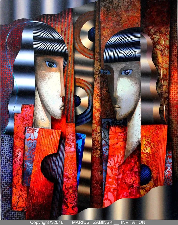 INVITATION, artwork by MARIUS ZABINSKI
