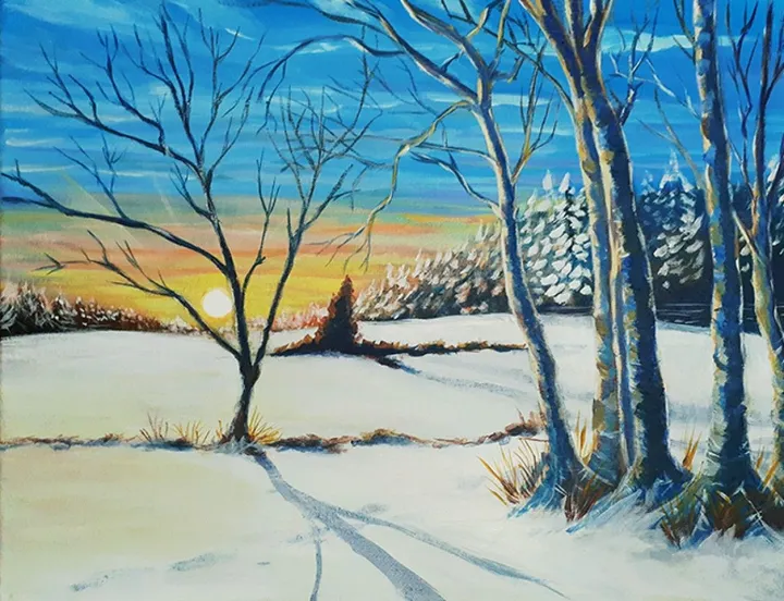 Sunset, œuvre de Marcel Ramet