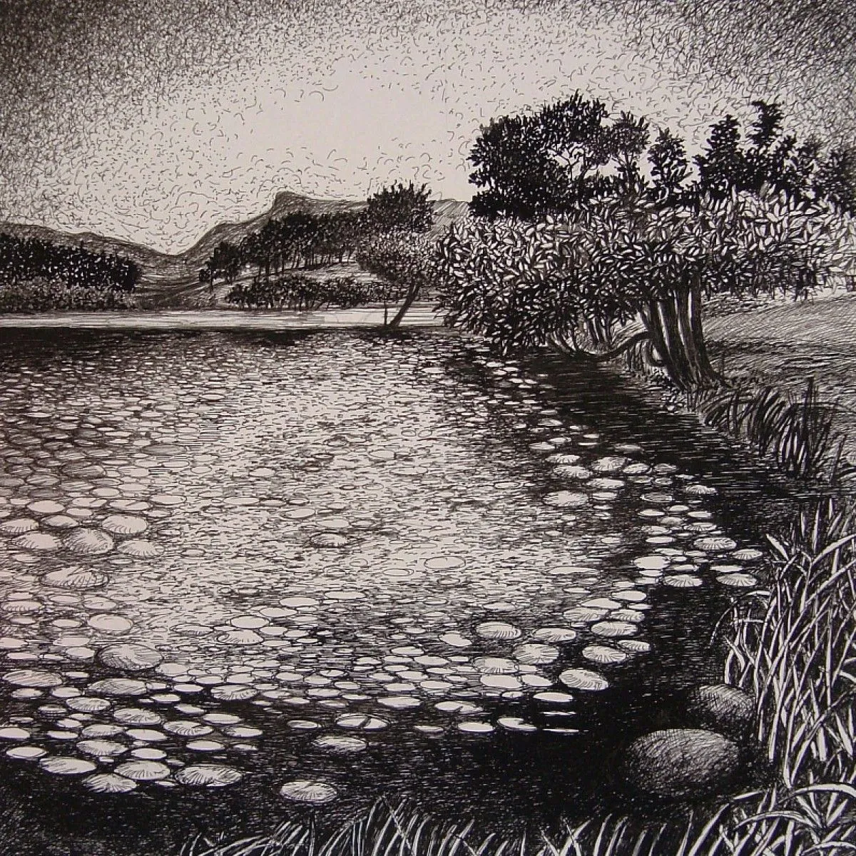 Peisaj, artwork by Pavel Dan Florian