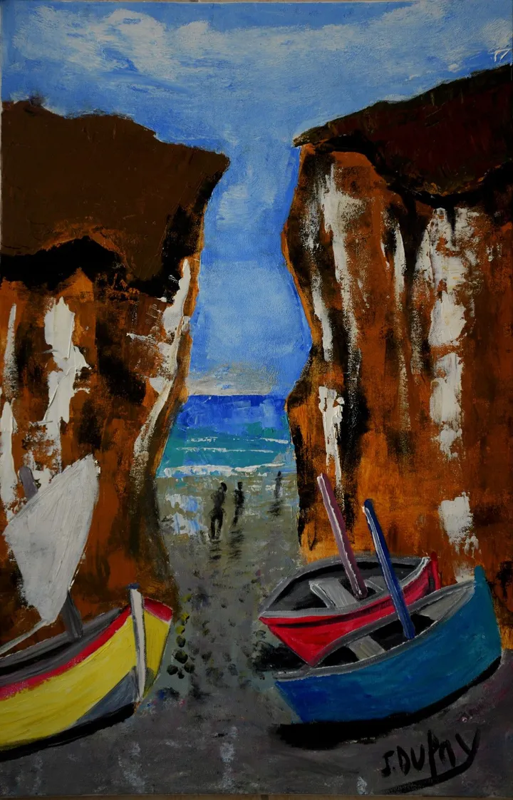 Les doris de la gorge de Mordal, artwork by Jérôme Dufay