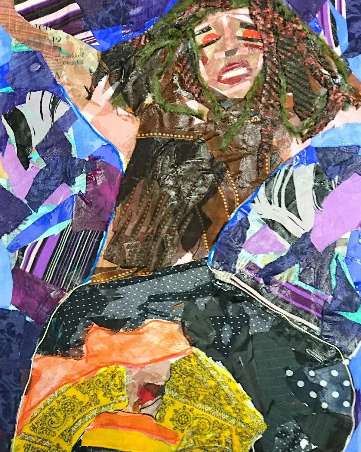 Collage nach Schiele II, œuvre de Kenneth Friend