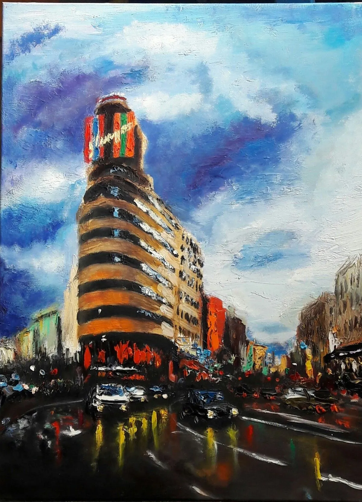 Edificio Carrión, artwork by Camilo Flores