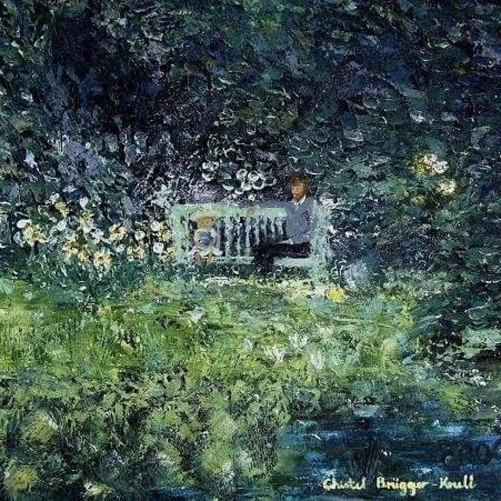 Sunday afternoon at the pond, artwork by Cristel Brugger