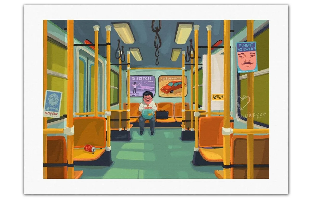 The last metro, artwork by Zsolt Vidak