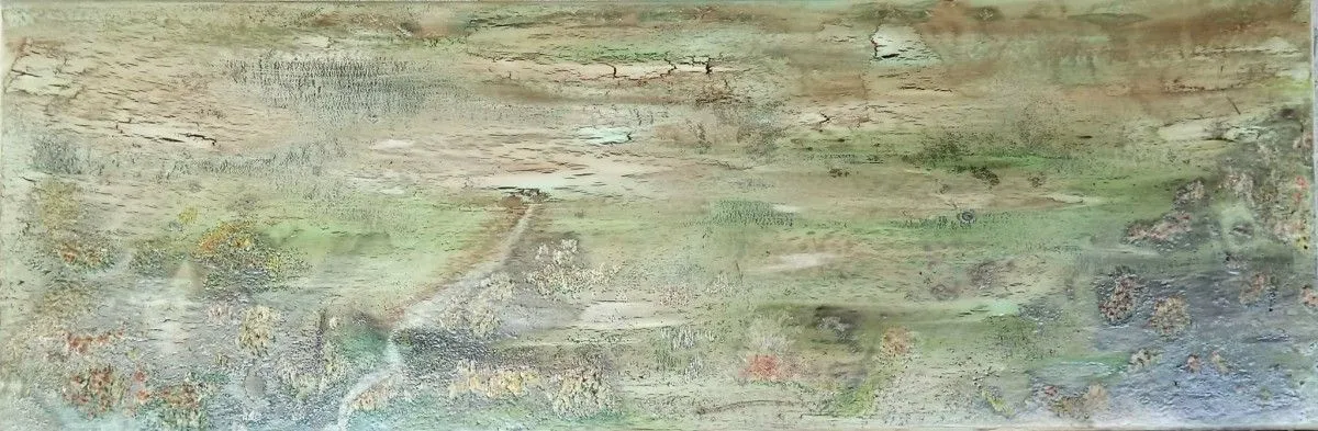 Là-bas 6, œuvre de Viviane RINCK
