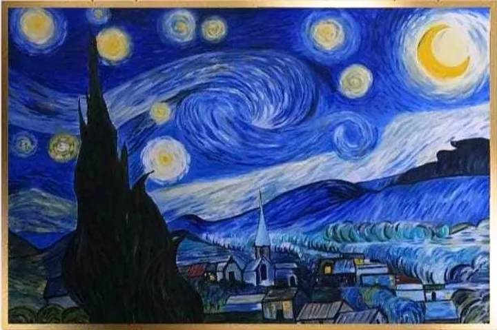 La Nuit étoilée, œuvre de youry el khayari
