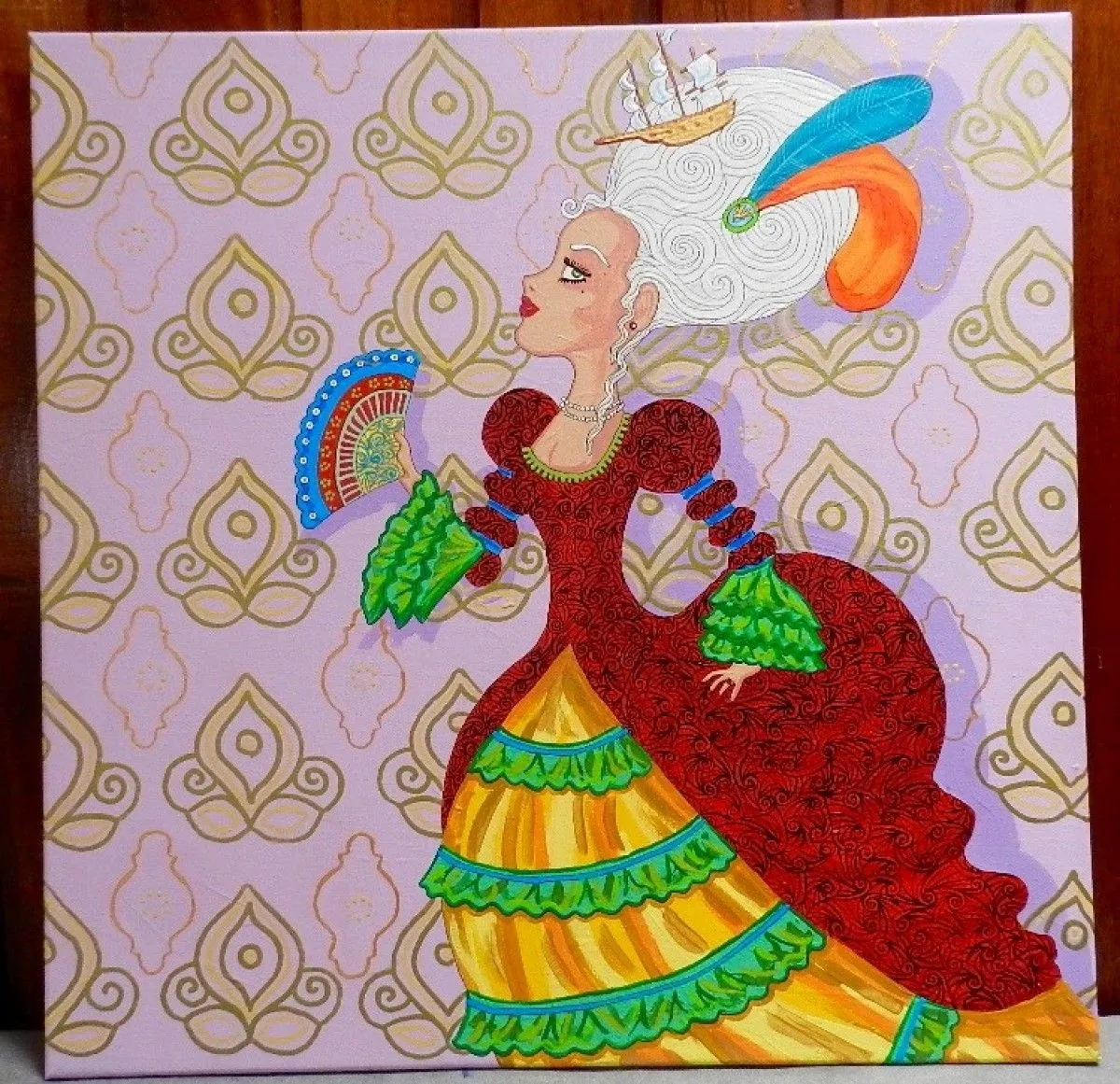 Condesa Ofelia Dorotea Somarribas de Zavaleta, artwork by Dania Morales