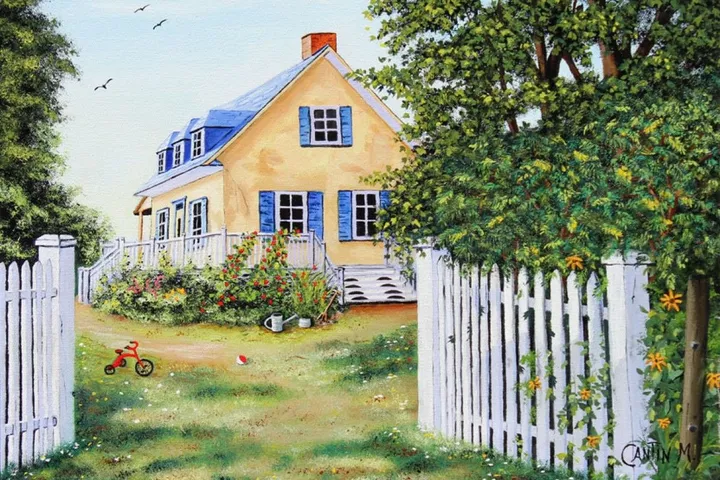 On s'est amusé, artwork by Michel Cantin