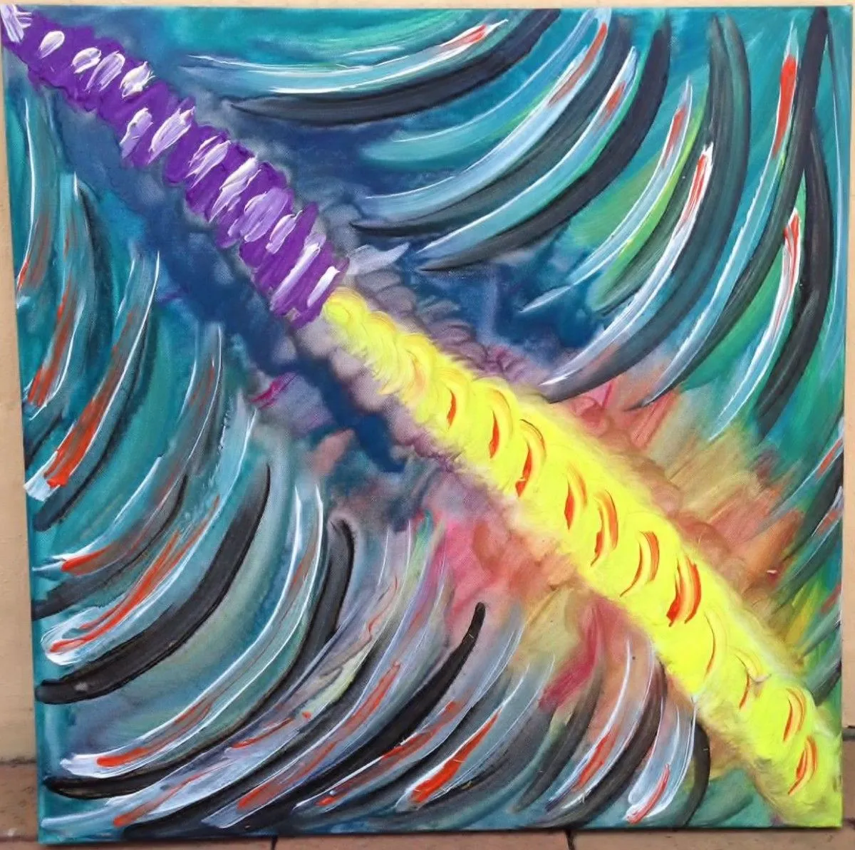 Spine, œuvre de Tegwyn Fietze
