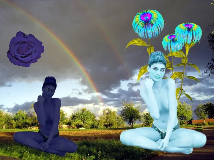 I am blue like the Sky, œuvre de Agnes Fodor