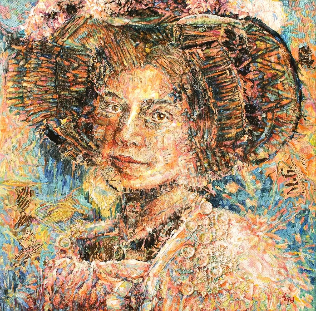 Spring garden (Vintage portrait)., œuvre de Liliya Chernaya