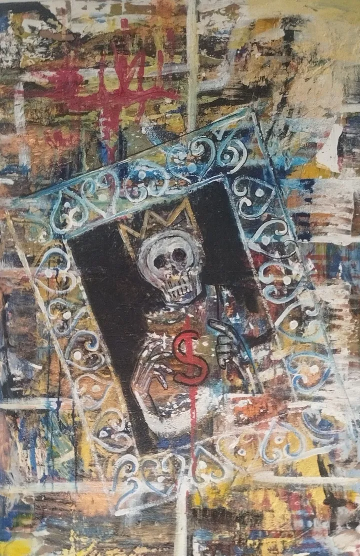 Money, artwork by Isabelle Deledda