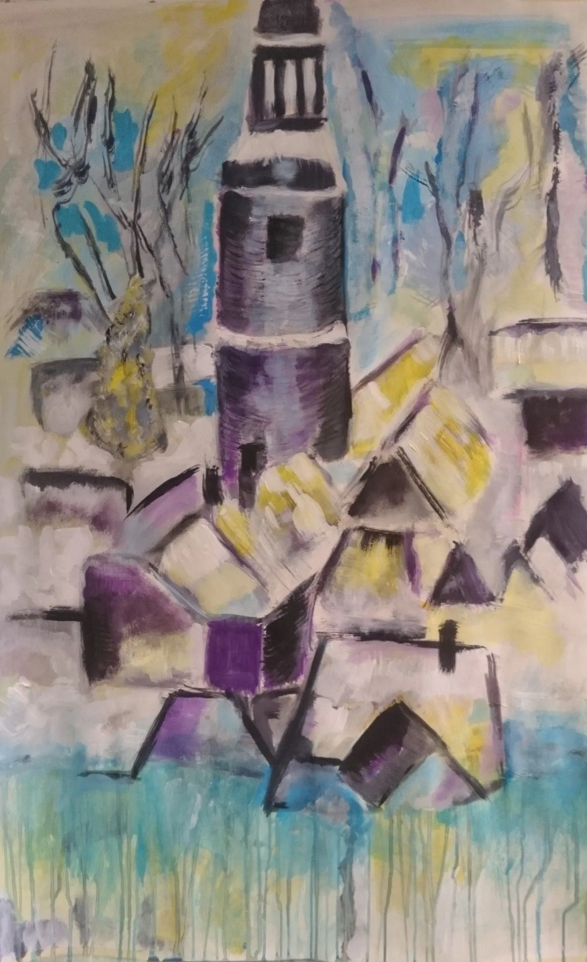 German Village in Winter, œuvre de Kenneth Friend