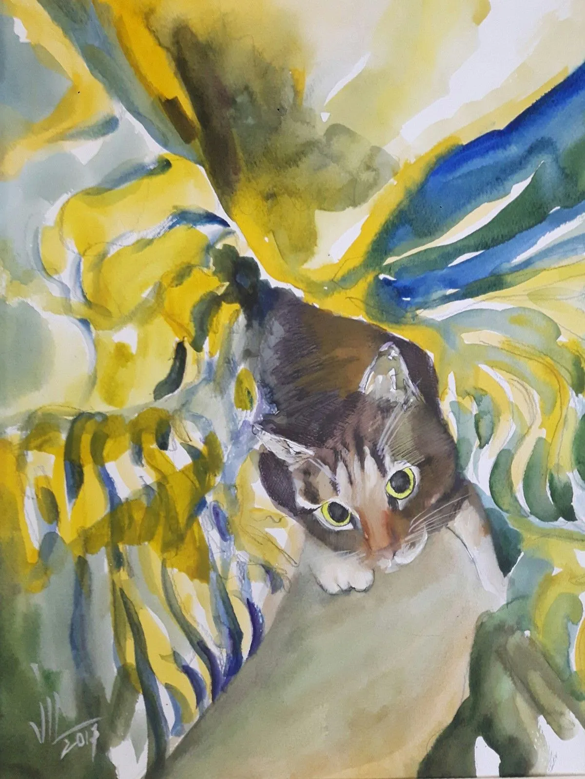Dans la jungle, œuvre de Vali Irina Ciobanu