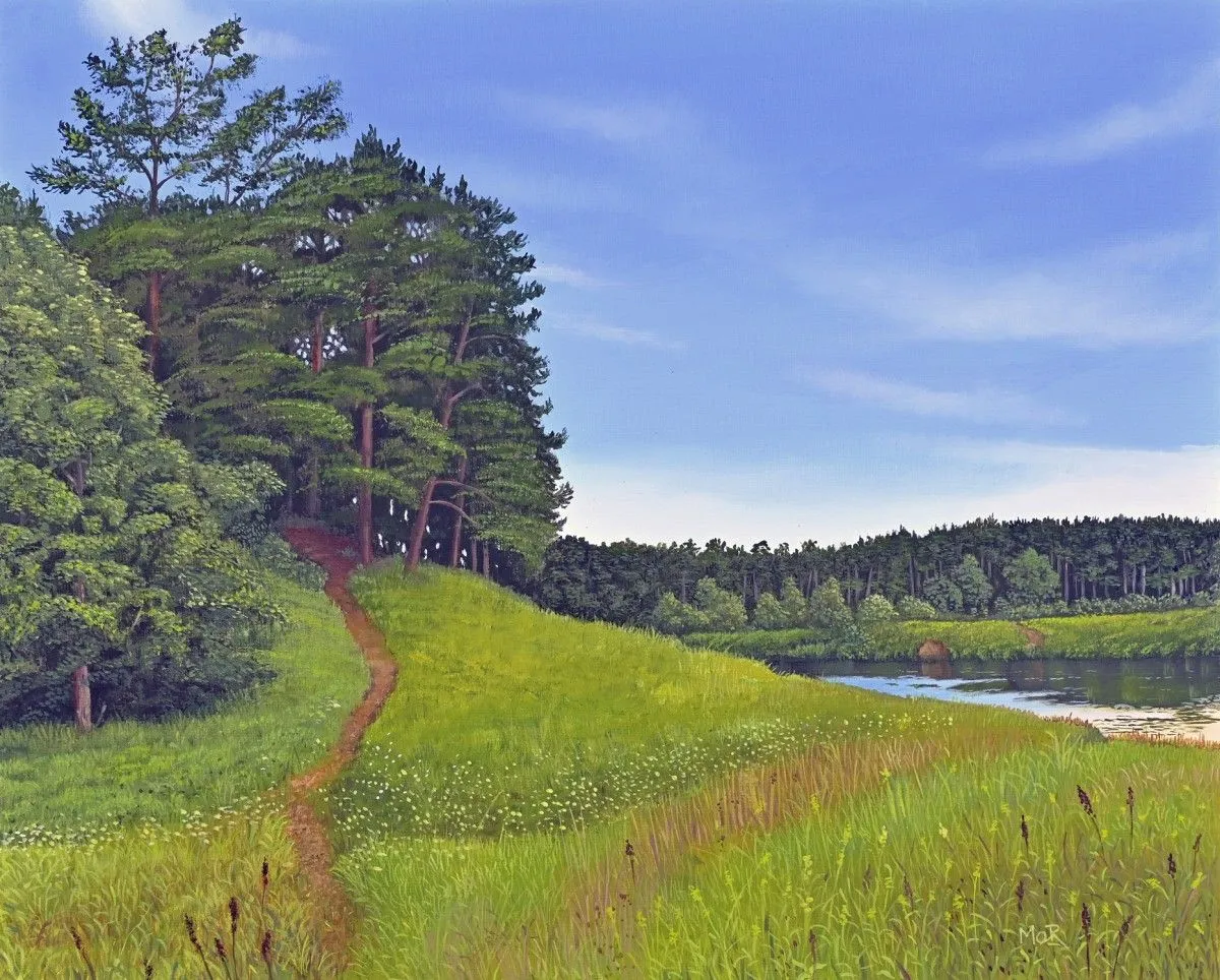 Footpath To The Forest, artwork by Dietrich Moravec