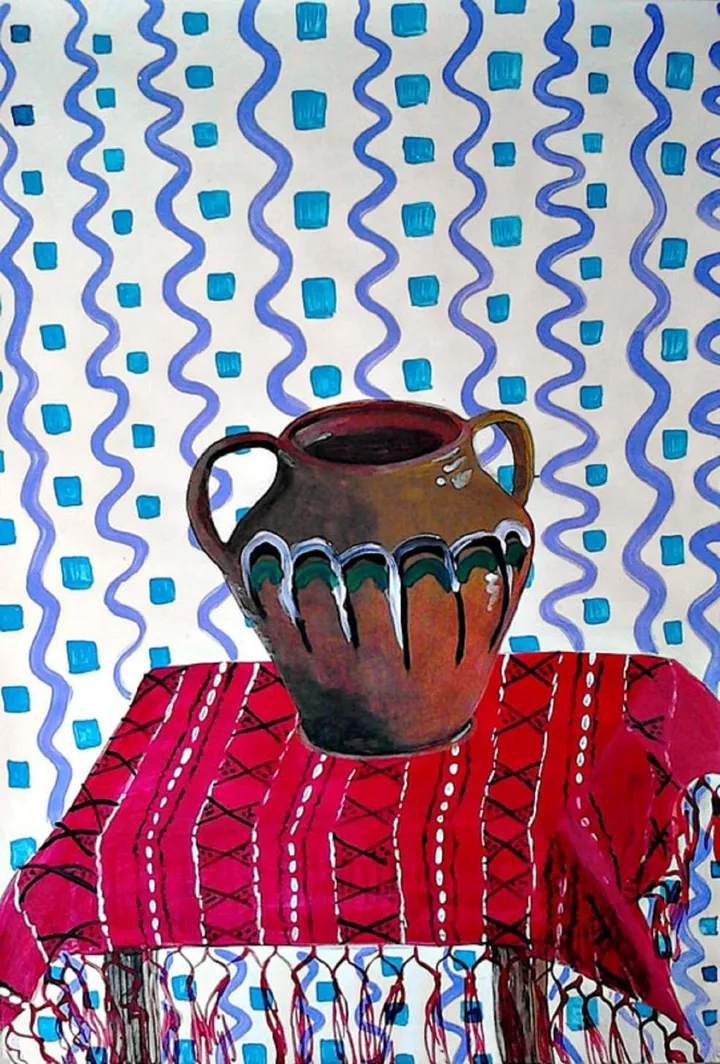 Two-legged chair, artwork by Zazulete Anuca Romanta Ion