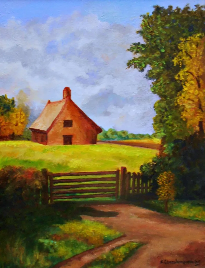 FARMHOUSE IN HOLLAND, œuvre de Konstantinos Charalampopoulos