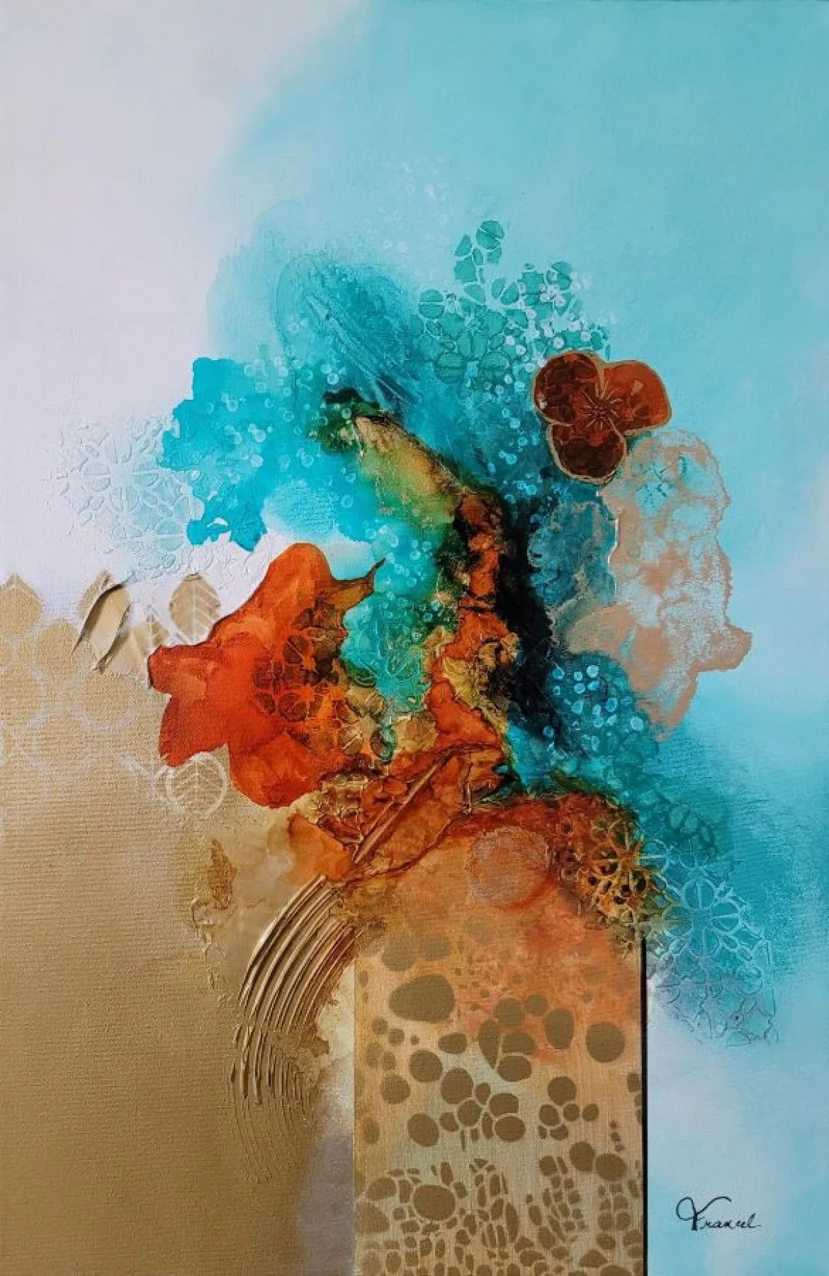 Un bouquet pour toi 2, artwork by France Lamontagne