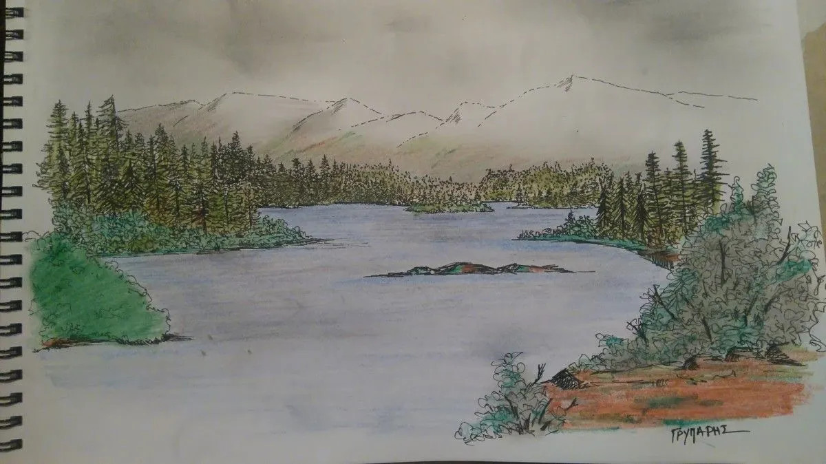 LAKE, œuvre de DIMITRIS GRYPARIS