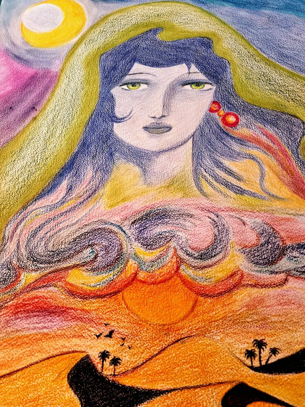 Desert de femme, œuvre de Yassine Ounis