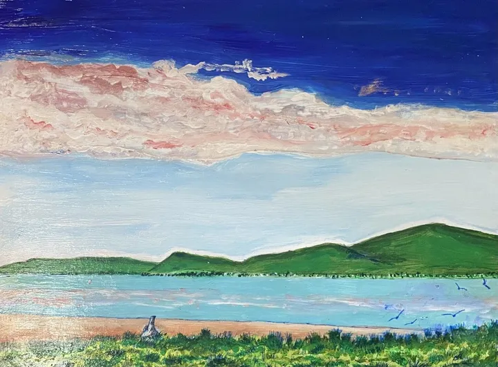 Carleton-sur-mer à l’horizon, artwork by Denis Roucau