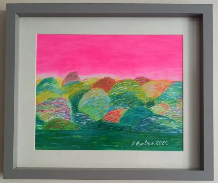 When The Sky Turned Raspberry, œuvre de Katrina Avotina