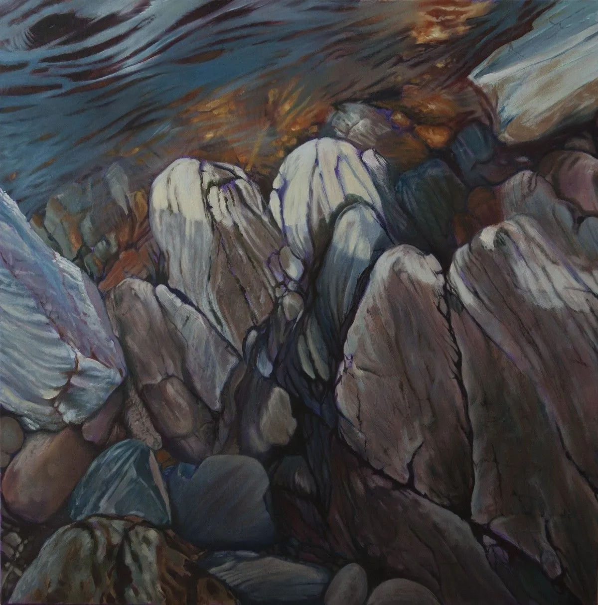 River Dulnain, œuvre de Hubert Camiglieri