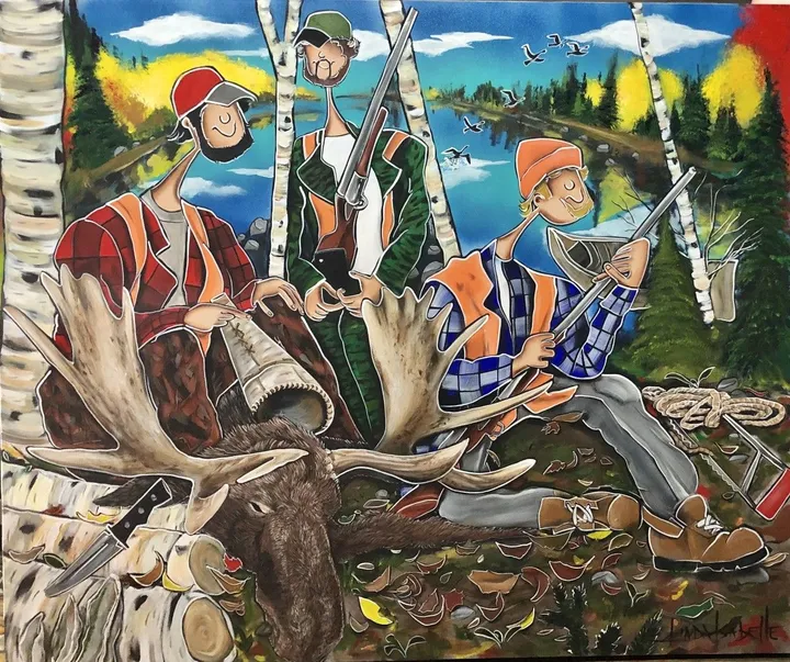 Plaisir d’automne, artwork by Isabelle Linda