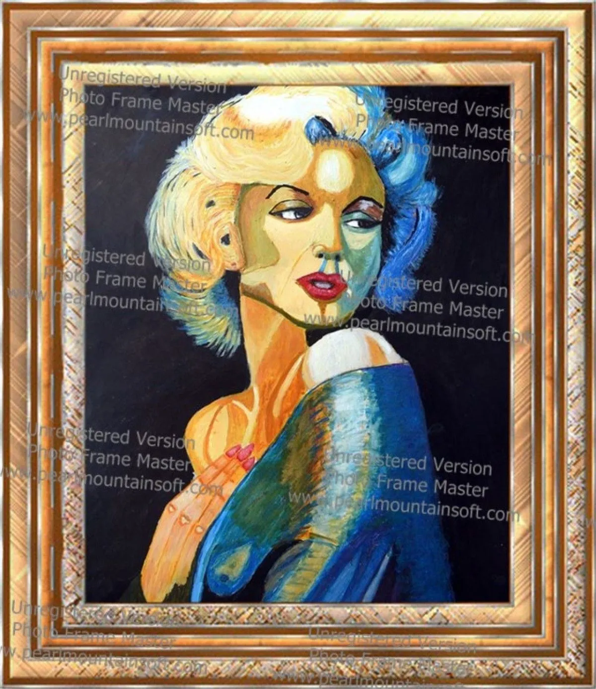 Marilyn Monroe, artwork by PRABHU BABO