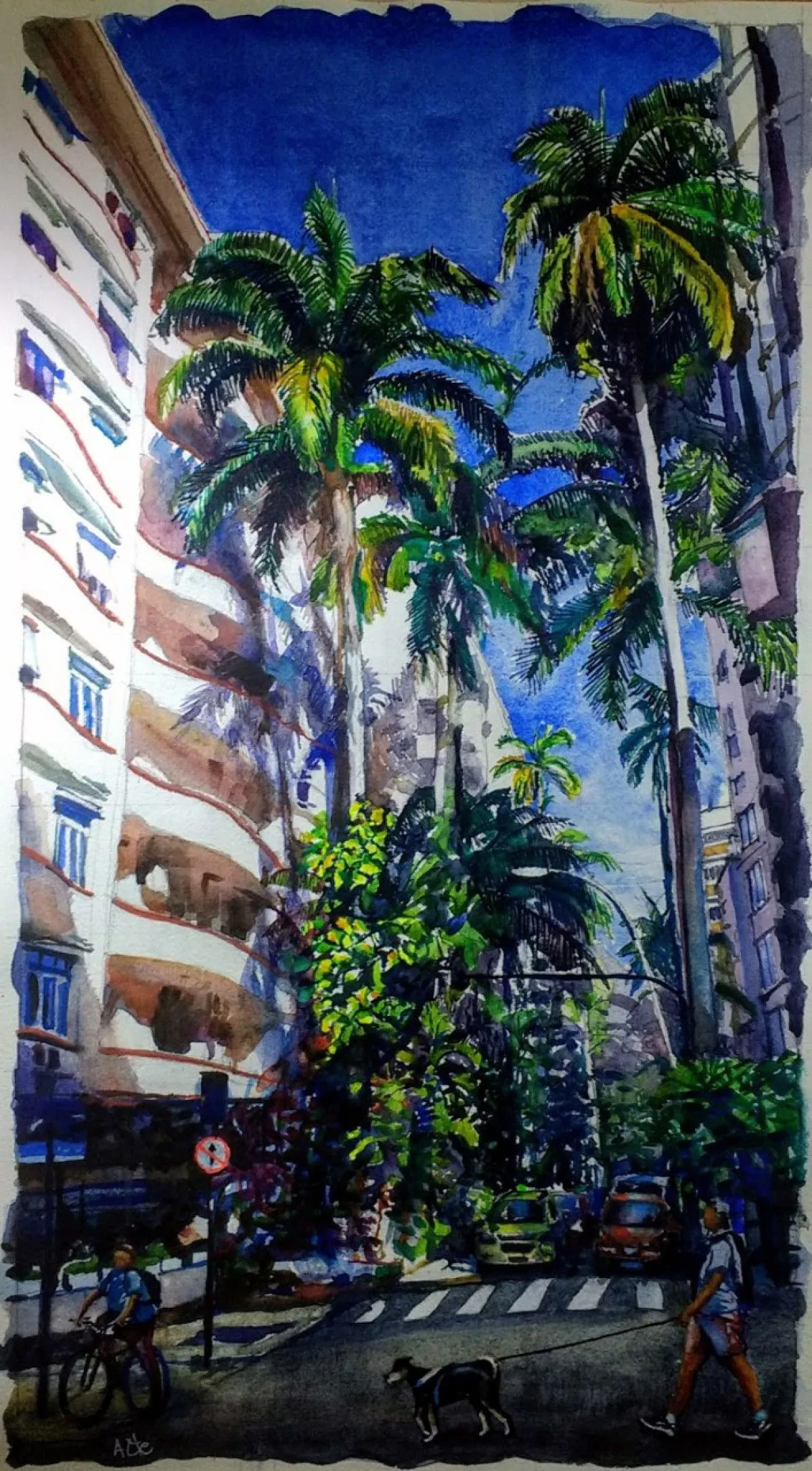 My Street, artwork by Anna Cavalcante