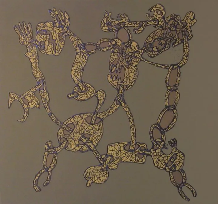Composition 1, artwork by Gjovalin Paci