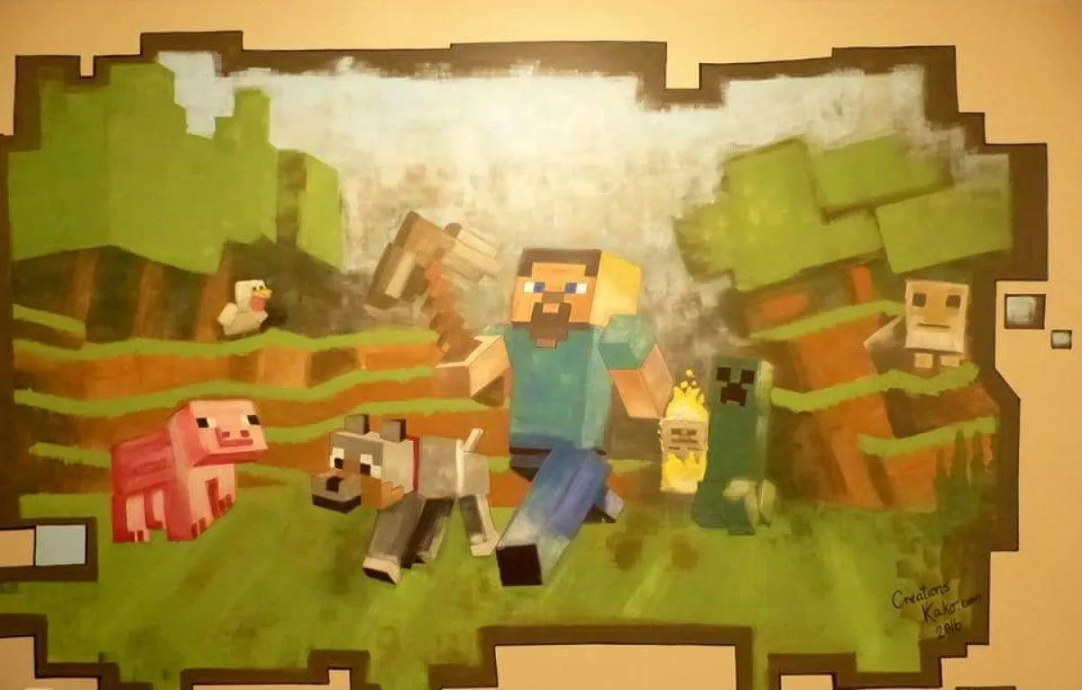 Minecraft, œuvre de Créations Kako Mélanie Lanois