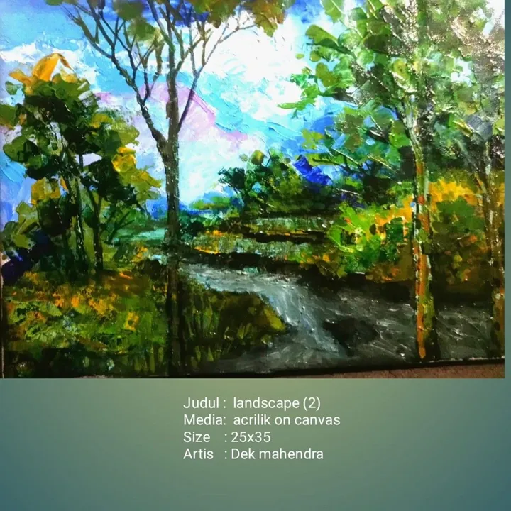 Landscape 2, œuvre de Dek Mahendra