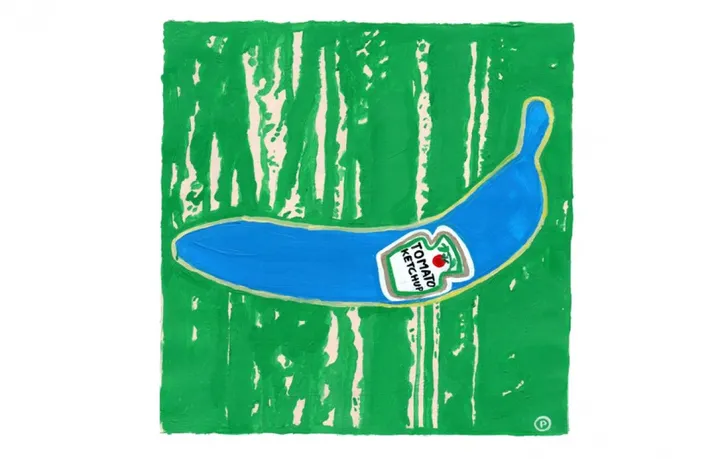 ketchup banana, œuvre de philippe van goethem