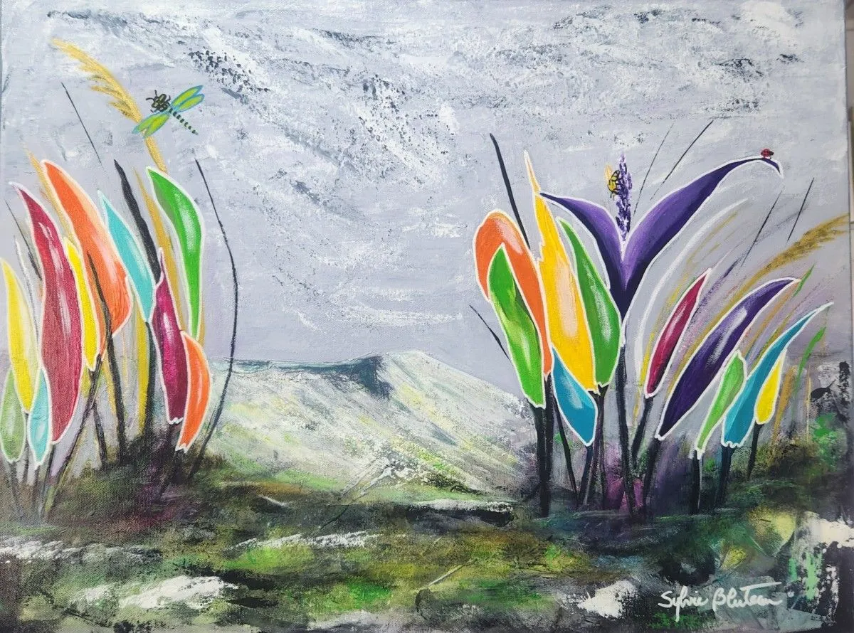 Journée pour flâner (1), œuvre de Sylvie Bluteau