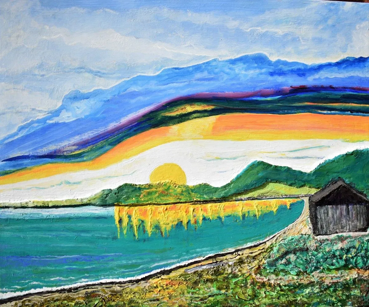 Mont Saint-Joseph, Gaspésie, œuvre de Denis Roucau