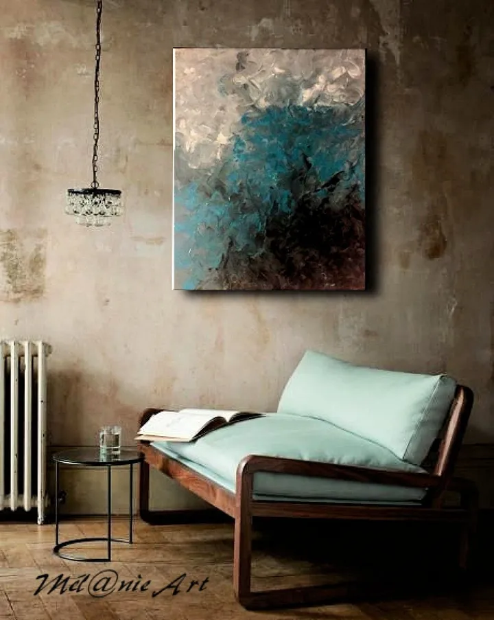brume 1, œuvre de Peinture Melanie