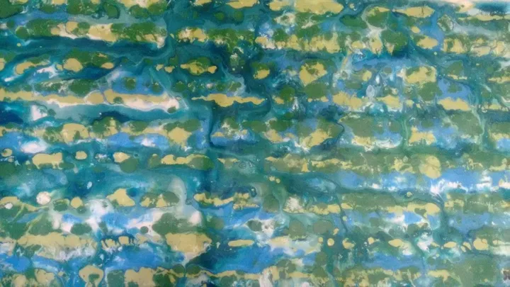 Azul em Ondas, œuvre de Jose Luiz dos Santos