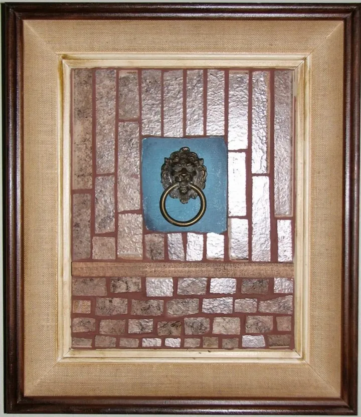 Derrière la porte, œuvre de Anne-Line Schoovaerts