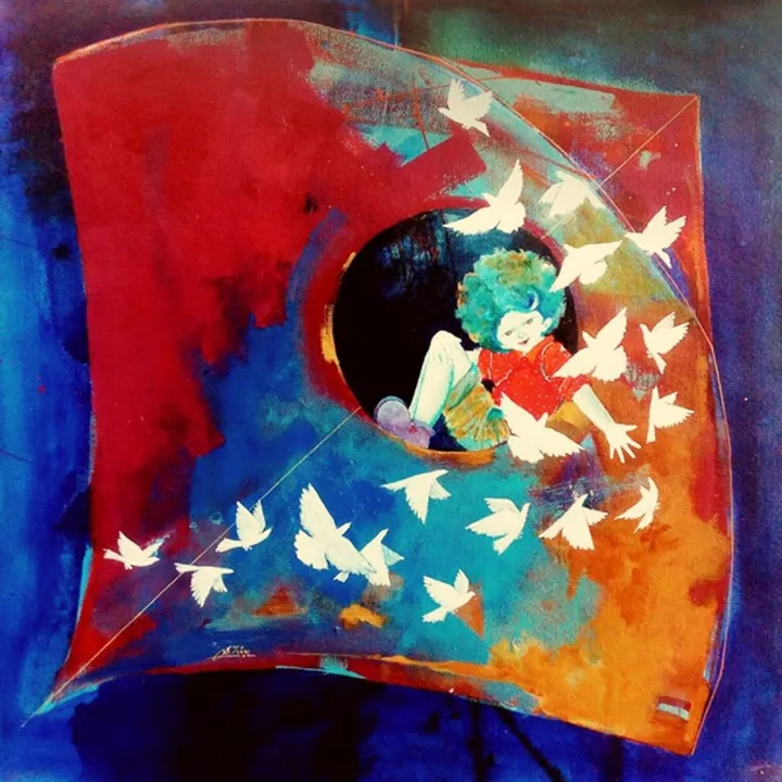 Passion of the childhood vi, œuvre de shivkumar soni