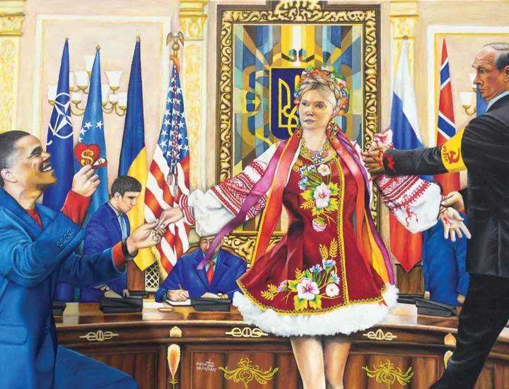Ukraine: The Unfortunate Bride, œuvre de O. Yemi Tubi