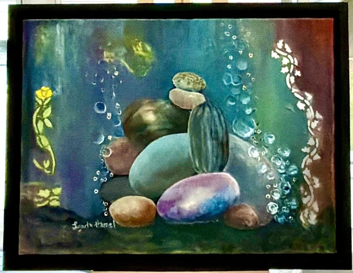 283- Le déséquilibre sous les mers, œuvre de Lynda Hamel
